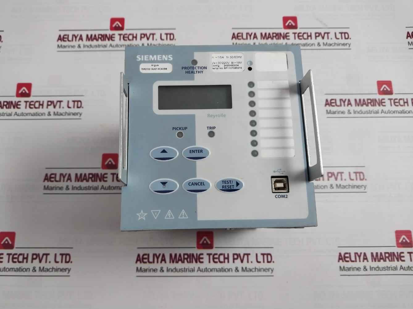 Siemens 7Sr2102-1Aa21-0Ca0/Bb Overcurrent Relay ~1/5A 30/220V 50/60Hz 94V-0