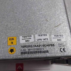 Siemens 7Sr2102-1Aa21-0Ca0/Bb Overcurrent Relay ~1/5A 30/220V 50/60Hz 94V-0