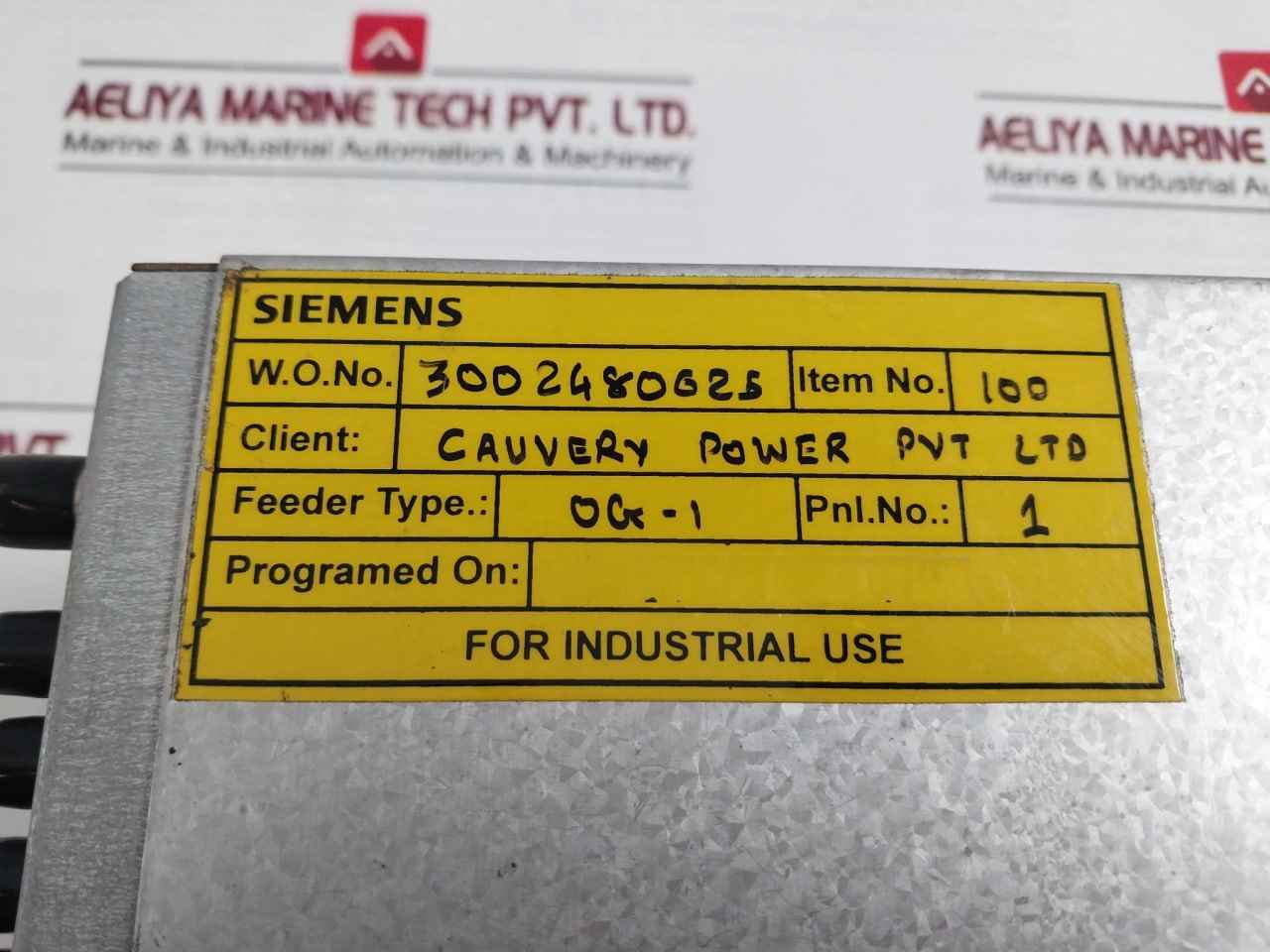 Siemens 7Sr2102-1Aa21-0Ca0/Bb Overcurrent Relay ~1/5A 30/220V 50/60Hz 94V-0