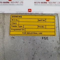 Siemens 7Sr2103-1Ba77-0Ca0/Cc Over Current Relay 32435H850087A-7A