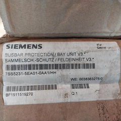 Siemens 7Ss5231-5Ea01-0Aa1/Hh Busbar Protection Bay Unit 50,60Hz 48V-250V Dc