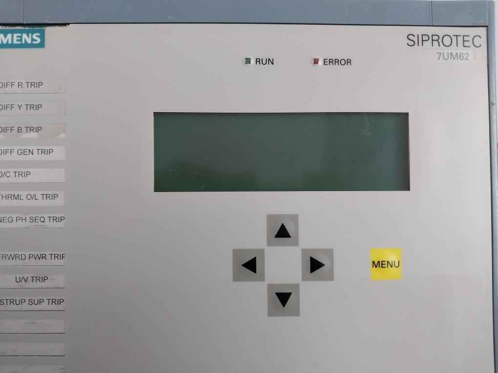 Siemens 7Um6211-5Eb92-0Fa0/Ff Generator Protection 110-250 V Dc 5A