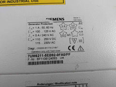 Siemens 7Um6211-5Eb92-0Fa0/Ff Generator Protection 110-250 V Dc 5A