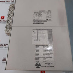 Siemens 7Ut6121-5Eb92-1Ba0/Bb Transformer Protection Control