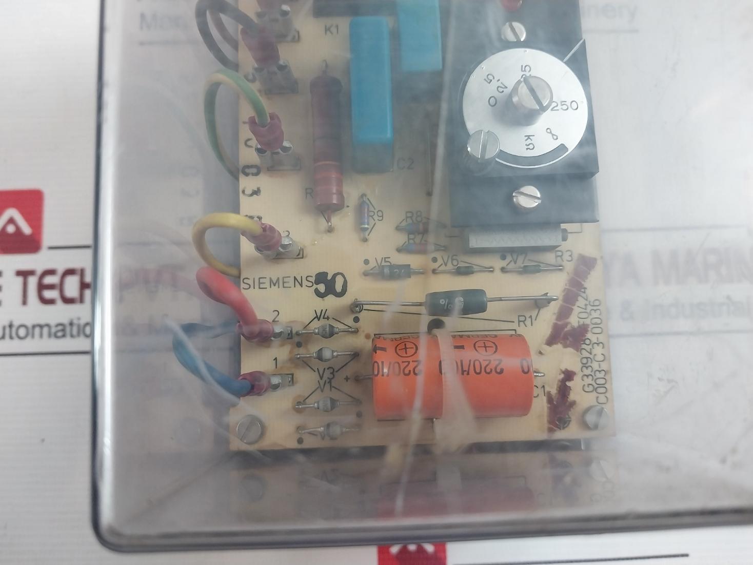 Siemens 7Vc 5000-1 Earth Leakage Monitor G33928 F0424 C003-c3-0036 50/60 Hz