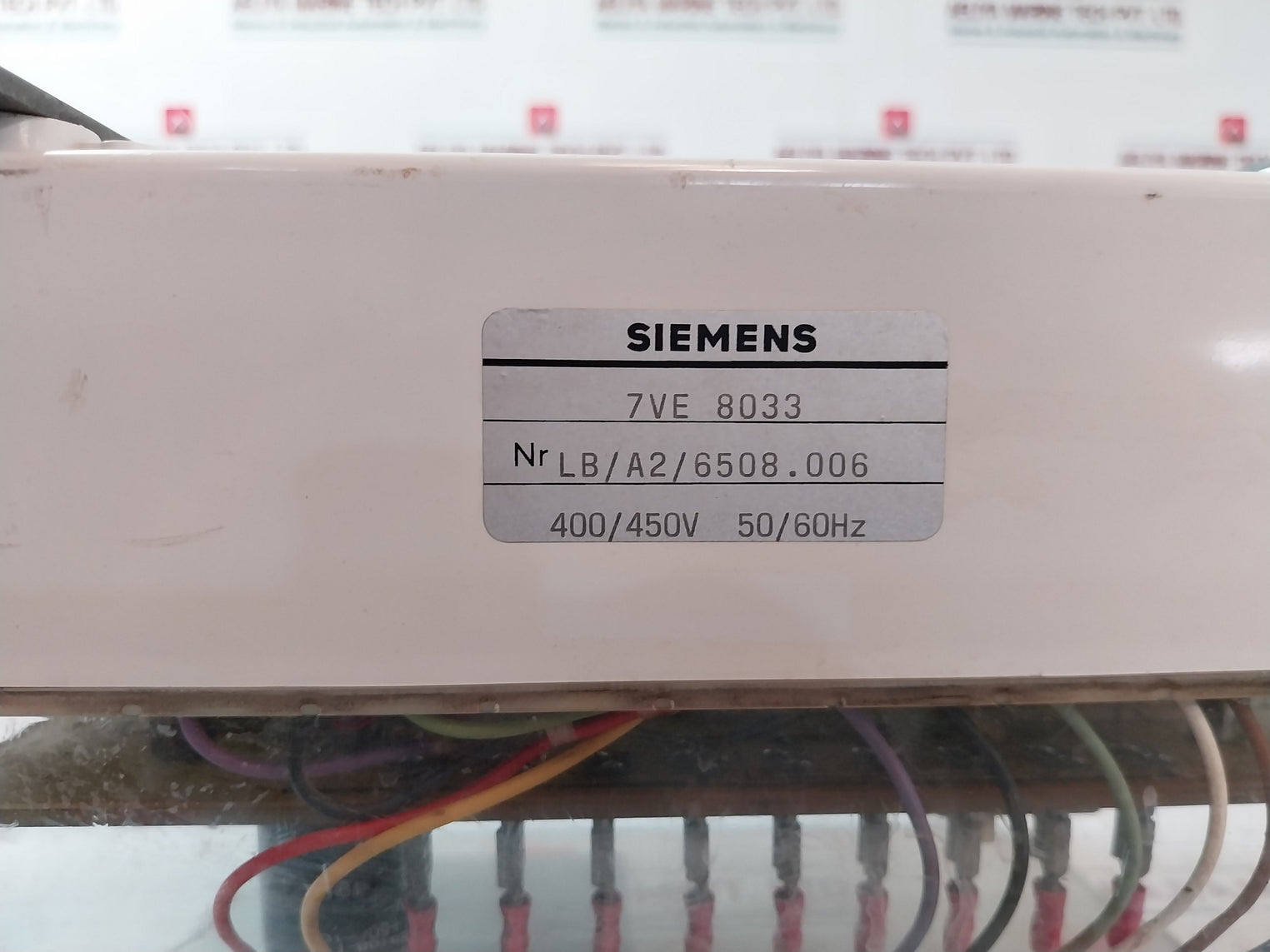 Siemens 7Ve 8033 Control Relay 400V/450V 50Hz/60Hz G33928-g06463-c001-d9-0036