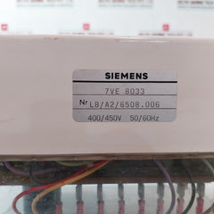 Siemens 7Ve 8033 Control Relay 400V/450V 50Hz/60Hz G33928-g06463-c001-d9-0036