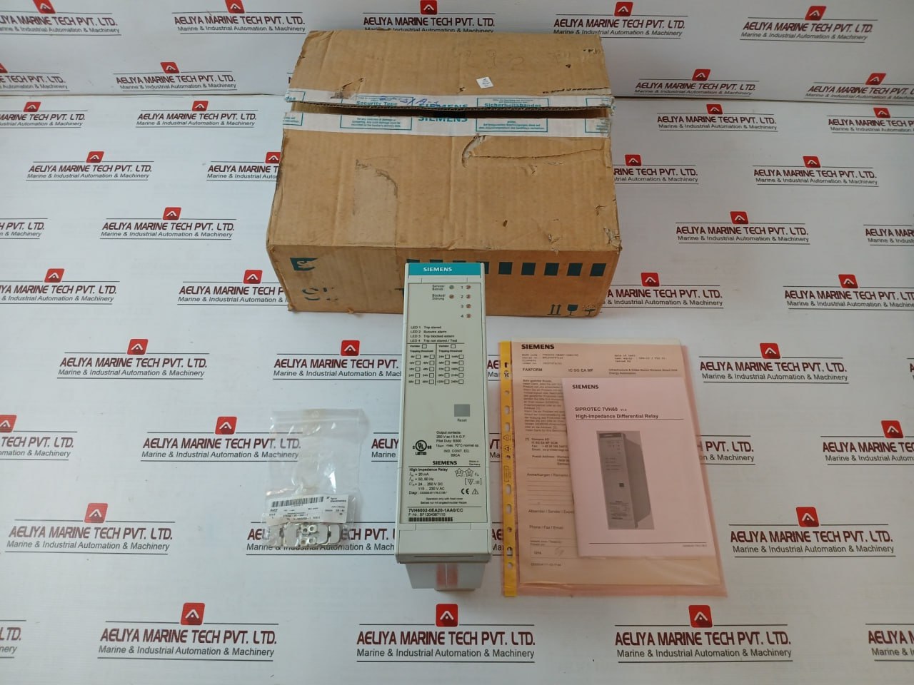 Siemens 7Vh6002-0Ea20-1Aa0/Cc High-impedance Differential Relay 20Ma 50/60 Hz