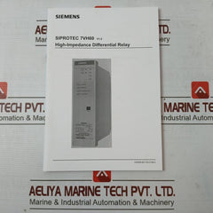 Siemens 7Vh6002-0Ea20-1Aa0/Cc High-impedance Differential Relay 20Ma 50/60 Hz