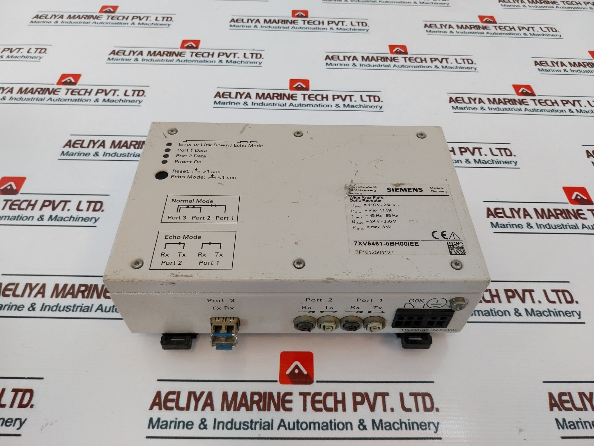 Siemens 7Xv5461-0Bh00/Ee Wide Area Fibre Optic Repeater 110V-230V~