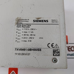 Siemens 7Xv5461-0Bh00/Ee Wide Area Fibre Optic Repeater 110V-230V~