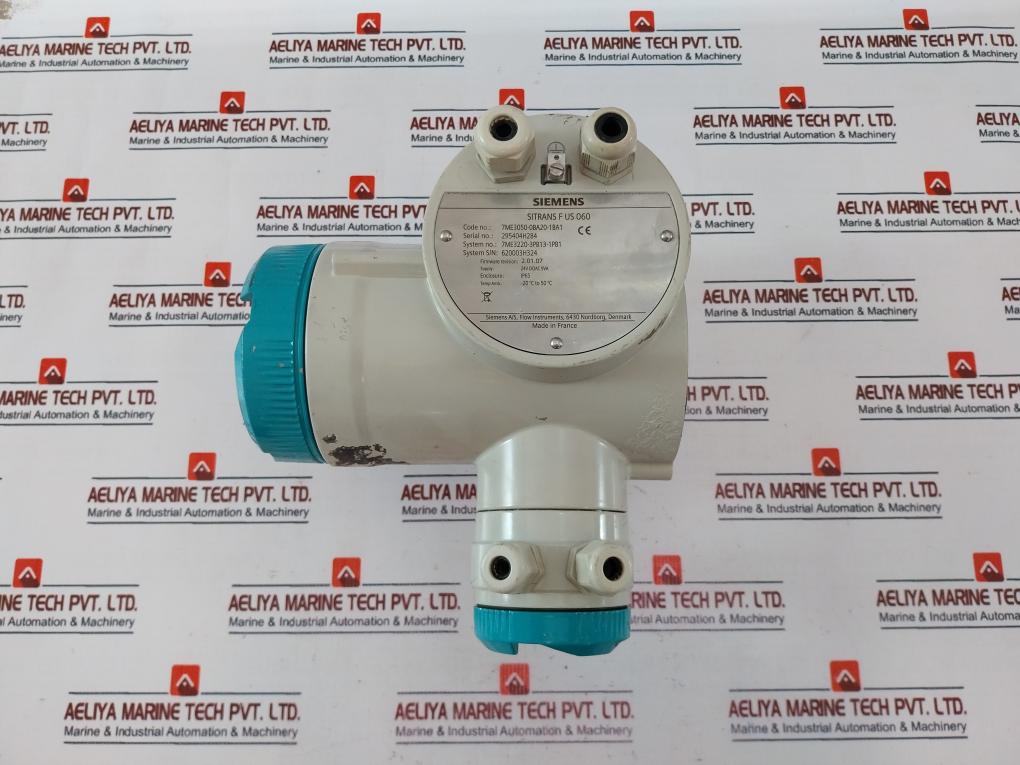 Siemens 7me3050-0ba20-1ba1 Sitrans F Us 060 Ultrasonic Flowmeter 24vdc/ac 9va