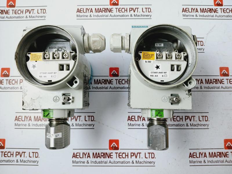 Siemens 7mf4233-1fb10-2nc6-z Pressure Transmitter A5e00256870 2.6 / 10 Bar