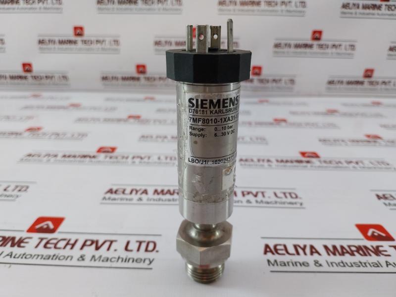 Siemens 7mf8010-1xa31-1da1 Sitrans P Transmitter 0-10bar M4-pi-009 6-30v Dc