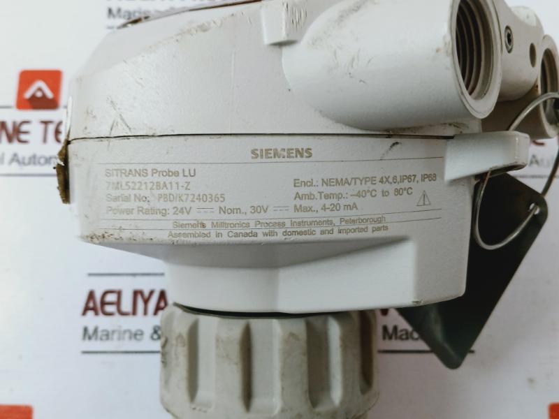 Siemens 7ml52212ba11-z Sitarans Probe Lu Ultrasonic Level Transmitter 4-20ma