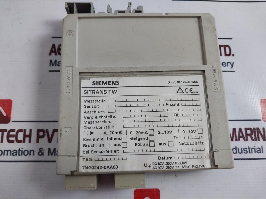 Siemens 7ng3242-0aa00 Universal Transmitter