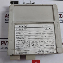 Siemens 7ng3242-0aa00 Universal Transmitter