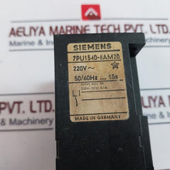 Siemens 7pu1540-8am20 Time Relay 220v 50/60hz …15s