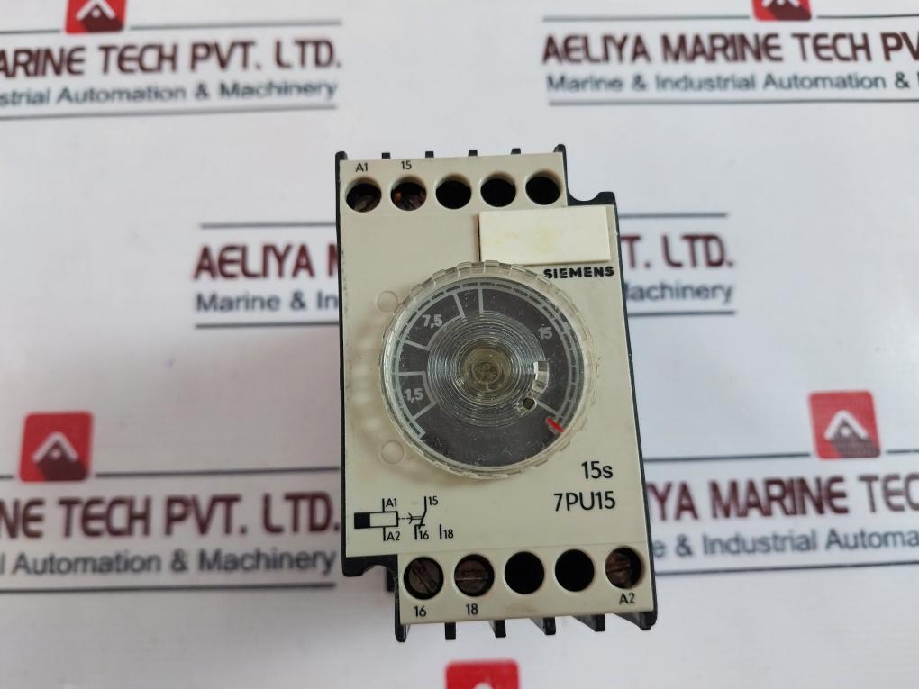 Siemens 7pu1540-8am20 Time Relay 220v 50/60hz …15s