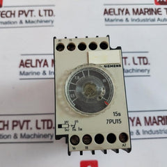 Siemens 7pu1540-8am20 Time Relay 220v 50/60hz …15s