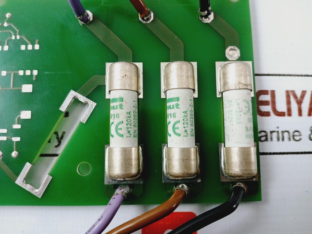 Siemens 950 5617 02-3 Fuse Pcb Board