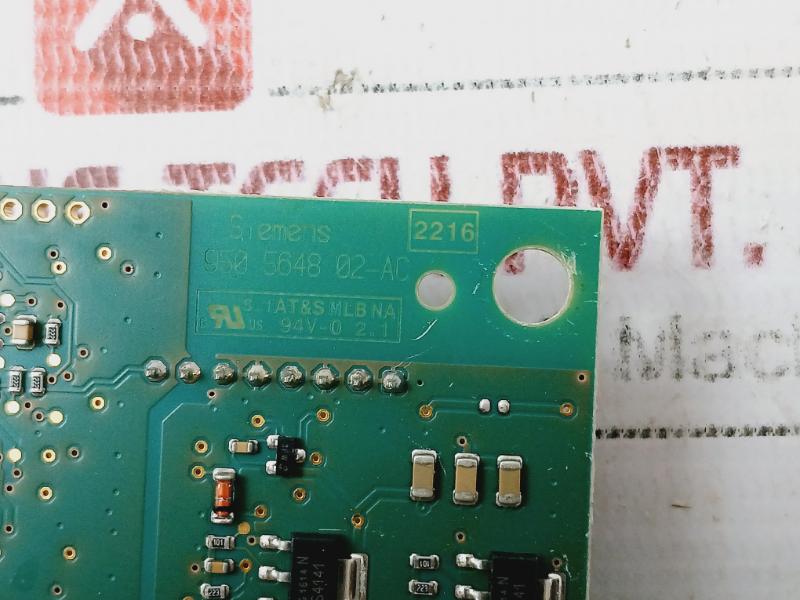 Siemens 950 5648 02-ac Printed Circuit Board Assembly 950564901000