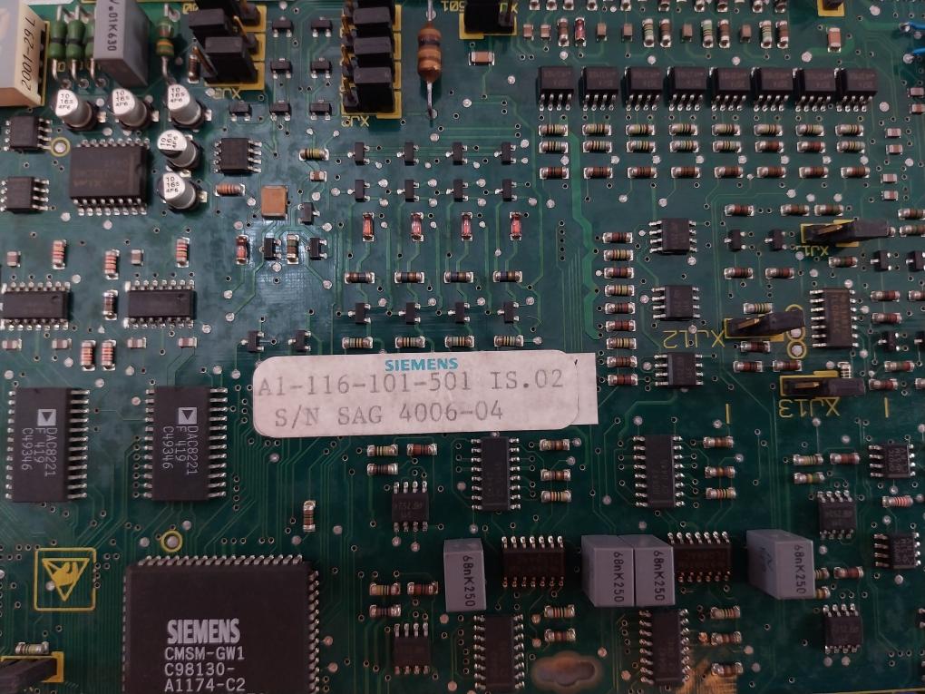 Siemens A1-116-101-501 Is.02 Pcb Control Board