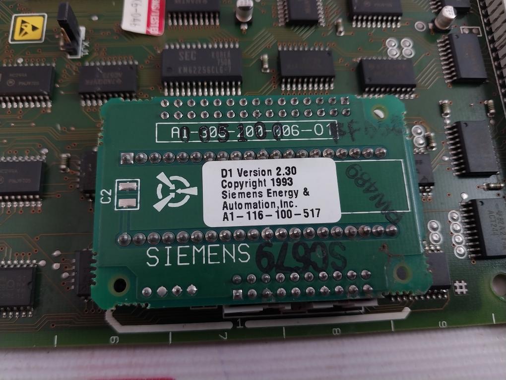 Siemens A1-116-180-501 Control Module Circuit Board 94V