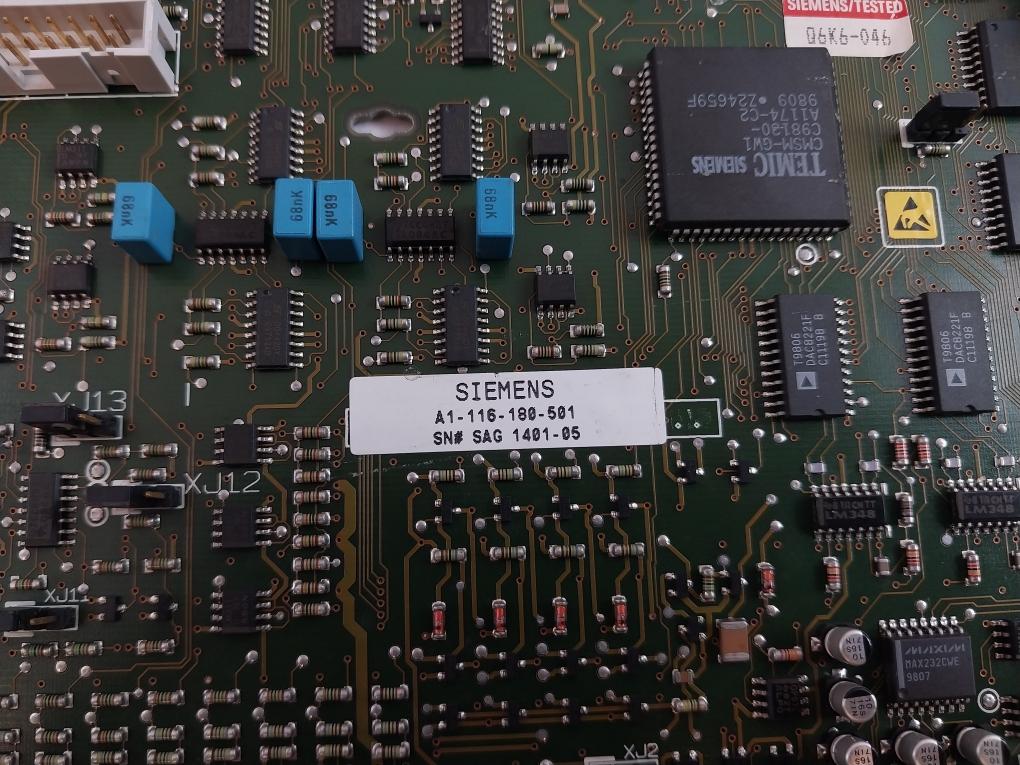 Siemens A1-116-180-501 Control Module Circuit Board 94V