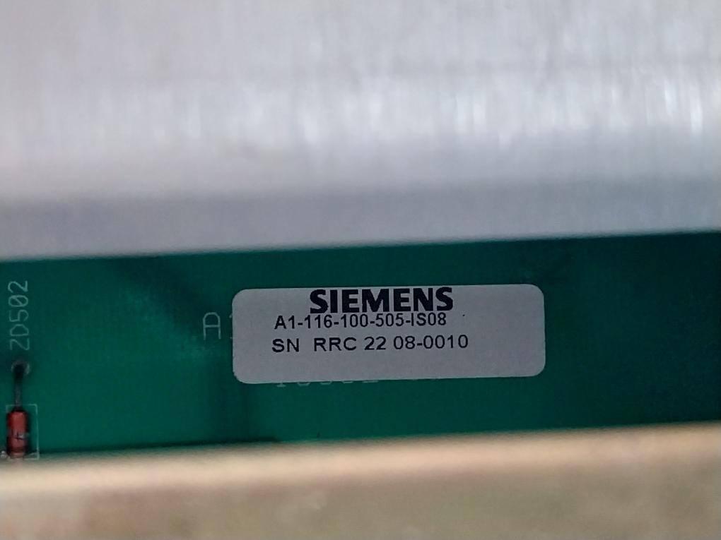 Siemens A1-116-180-501 D.c. Drive Control Module