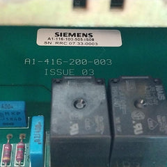 Siemens A1-116-180-501 High H.P. Control Module 94 V-0