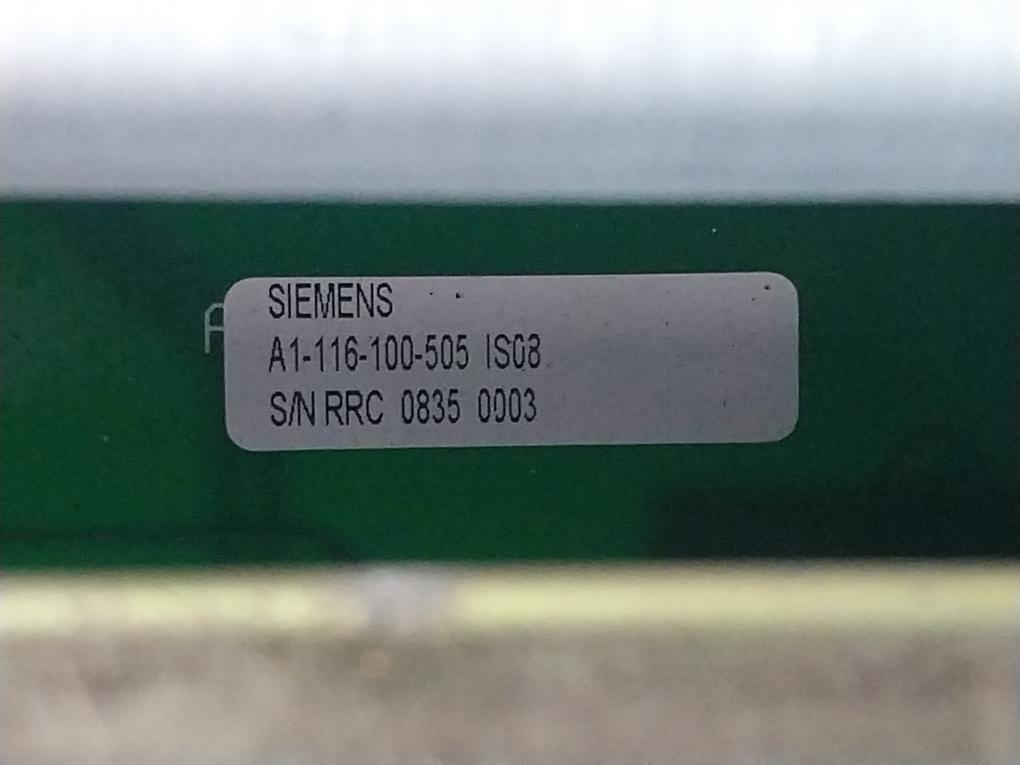 Siemens A1-116-180-501 High H.P. Control Module