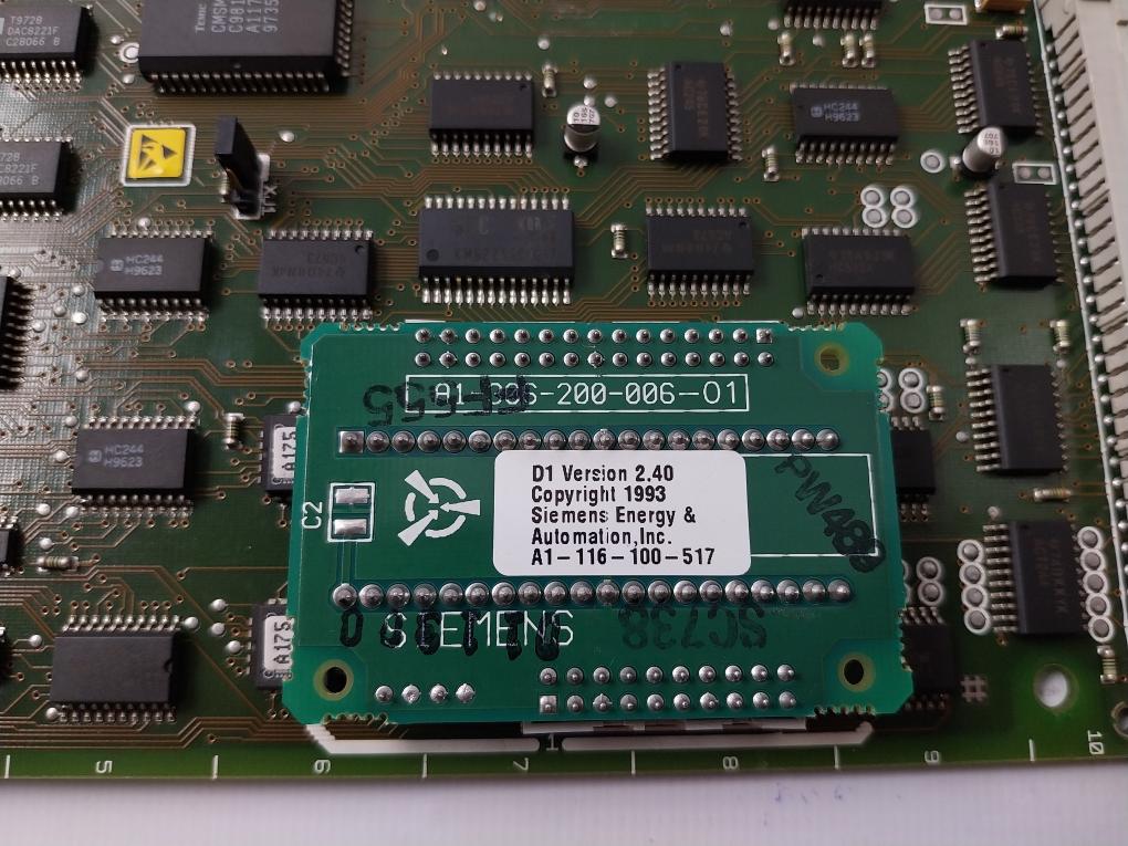 Siemens A1-116-180-501 Microprocessor PC Board