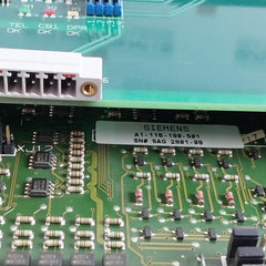 Siemens A1-116-180-501 Microprocessor Pc Control Module Board