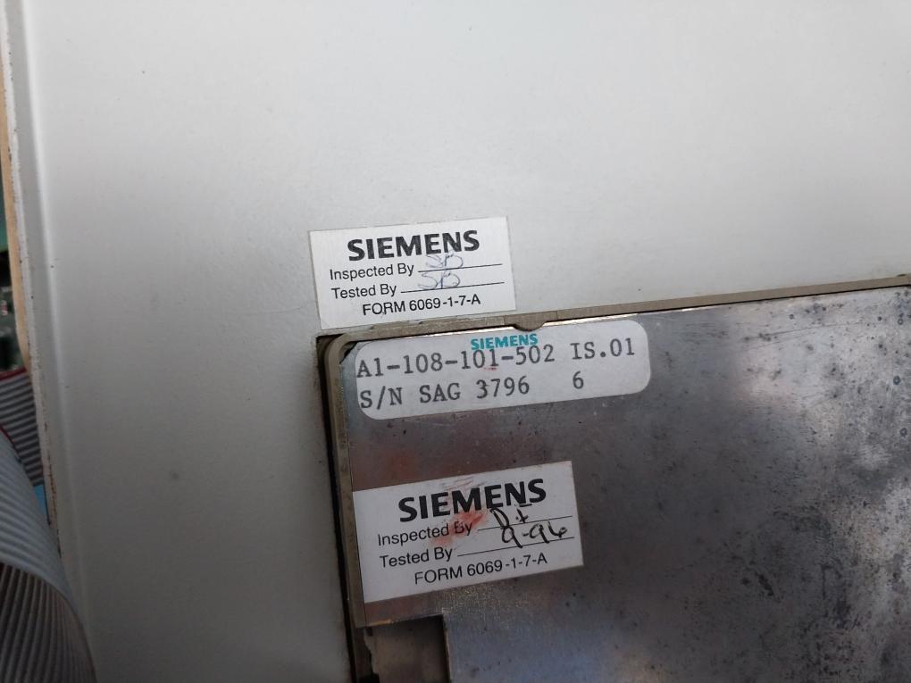 Siemens A1-116-180-501 Simoreg Microprocessor Pc Control Module Board 460/230 Vac