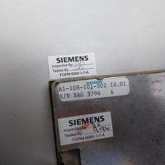 Siemens A1-116-180-501 Simoreg Microprocessor Pc Control Module Board 460/230 Vac