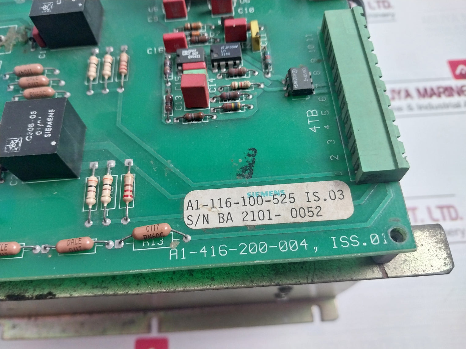 Siemens A1-116-180-504 Field Supply Board A1-416-200-004 (Without Thyristor) - Aeliya Marine Tech