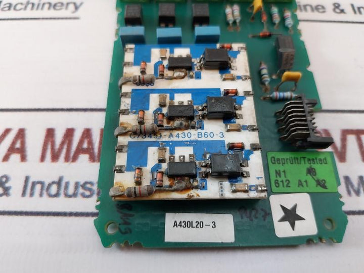 Siemens A430L20-3 Alarm Module C79040-a6310-c900-05-ss