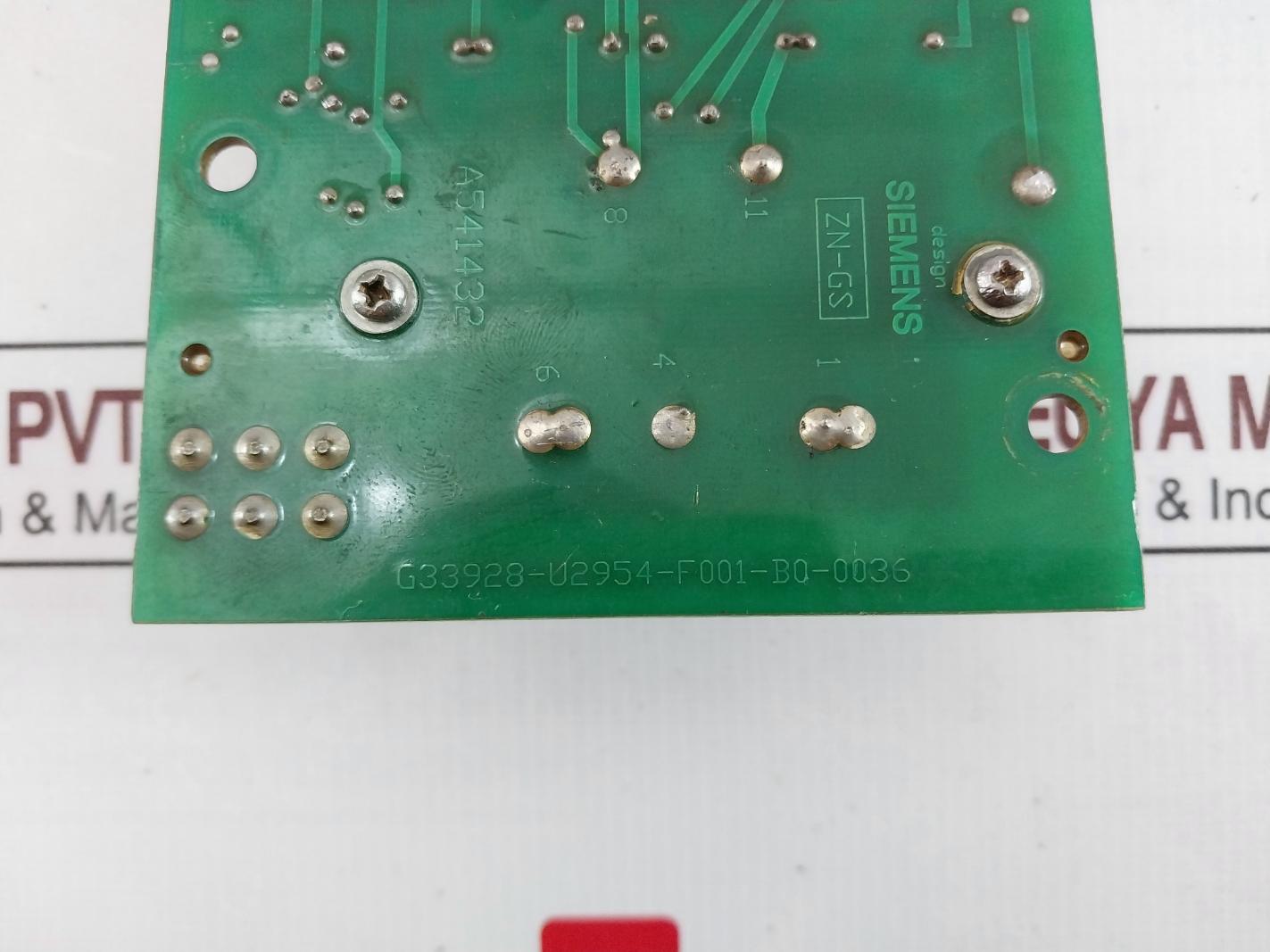 Siemens A541432 Avr Automatic Voltage Regulator Controller Zn-gs