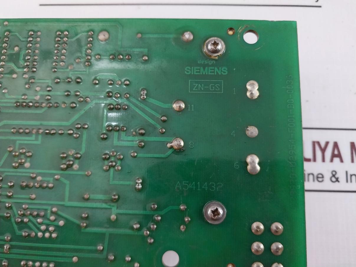 Siemens A541432 Avr Automatic Voltage Regulator Controller Zn-gs