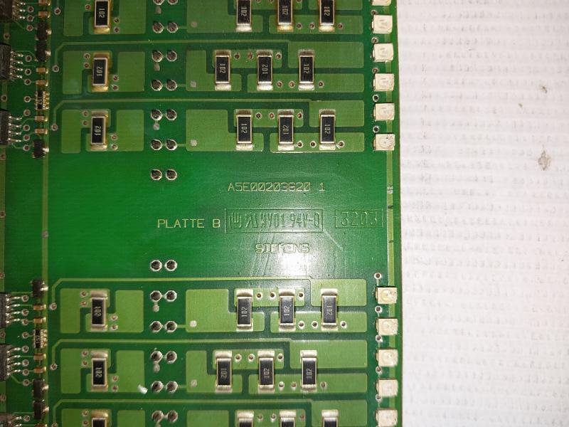 Siemens A5E002038201 Plc Sub -assemble 00104878 03 05