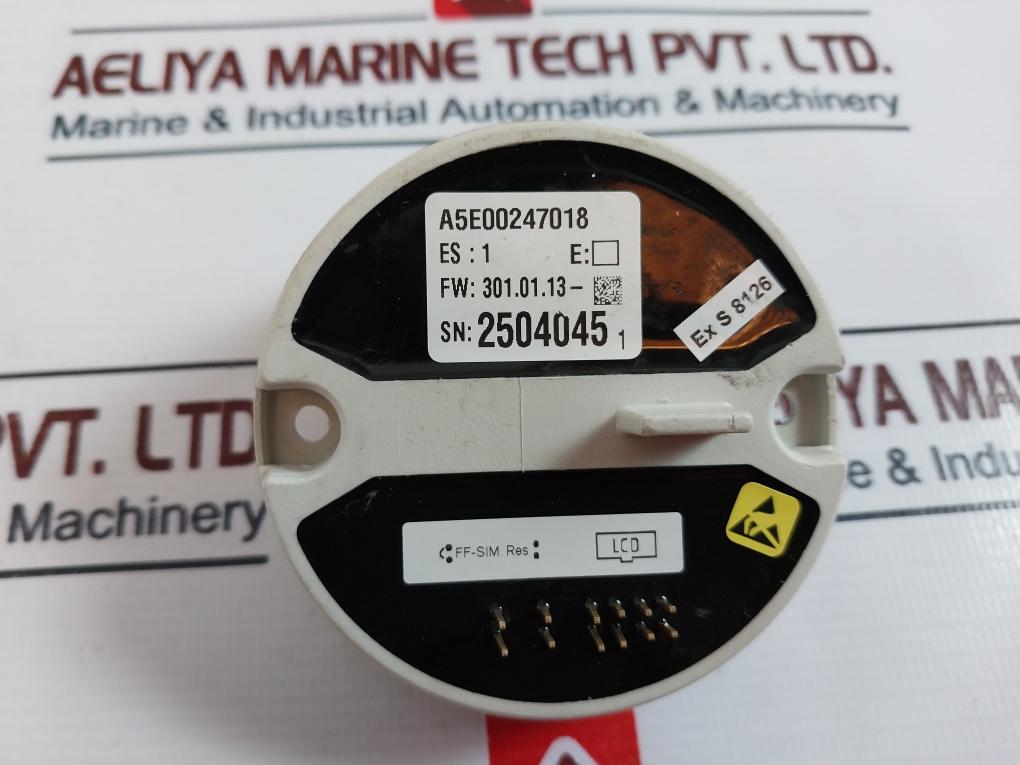 Siemens A5E00247018 Pressure Transmitter 301.01.13 Used