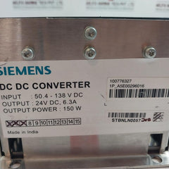 Siemens A5E00296016 Dc-dc Converter 50.4-138Vdc Stbnln0057