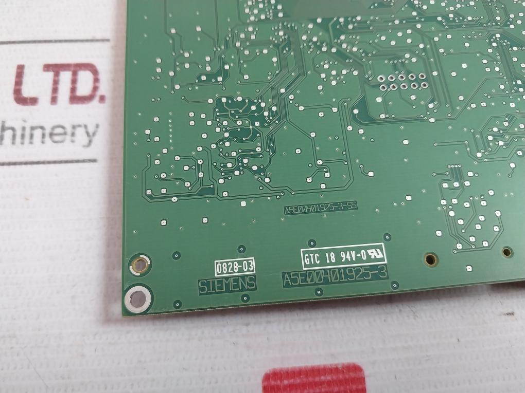Siemens A5E00401925-3 Component For Operator Panel Gtc 18 94V-0