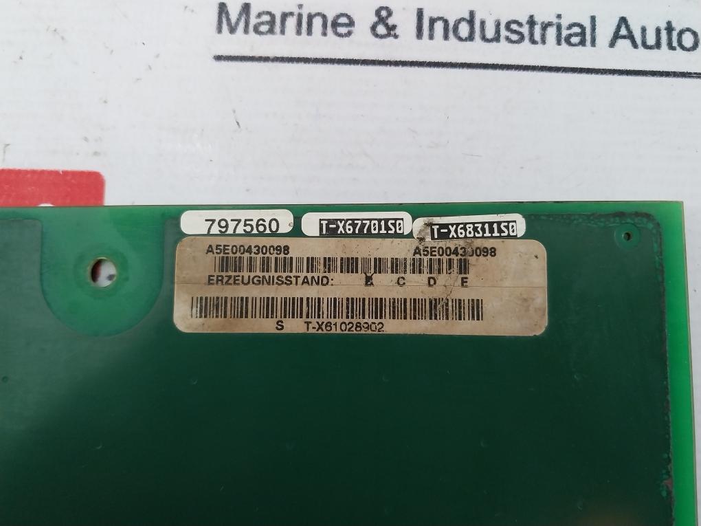 Siemens A5E00424966 Inverter Board A5E00430098