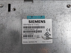 Siemens A5E00708318 Simatic Panel Pc Oem 15 Inch P9