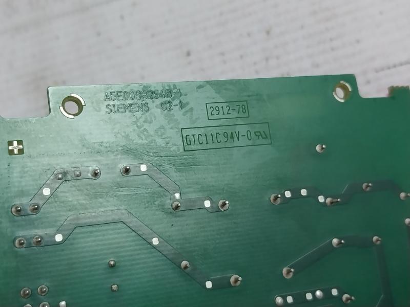 Siemens A5E00982648-1 Pc Board Gtc11C 94V-0