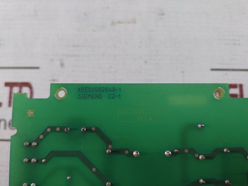 Siemens A5E00982648-1 Pc Board Gtc11C 94V-0 (C1-1), (C2-1)