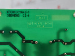 Siemens A5E00982648-1 Pc Board Gtc11C 94V-0 (C1-1), (C2-1)