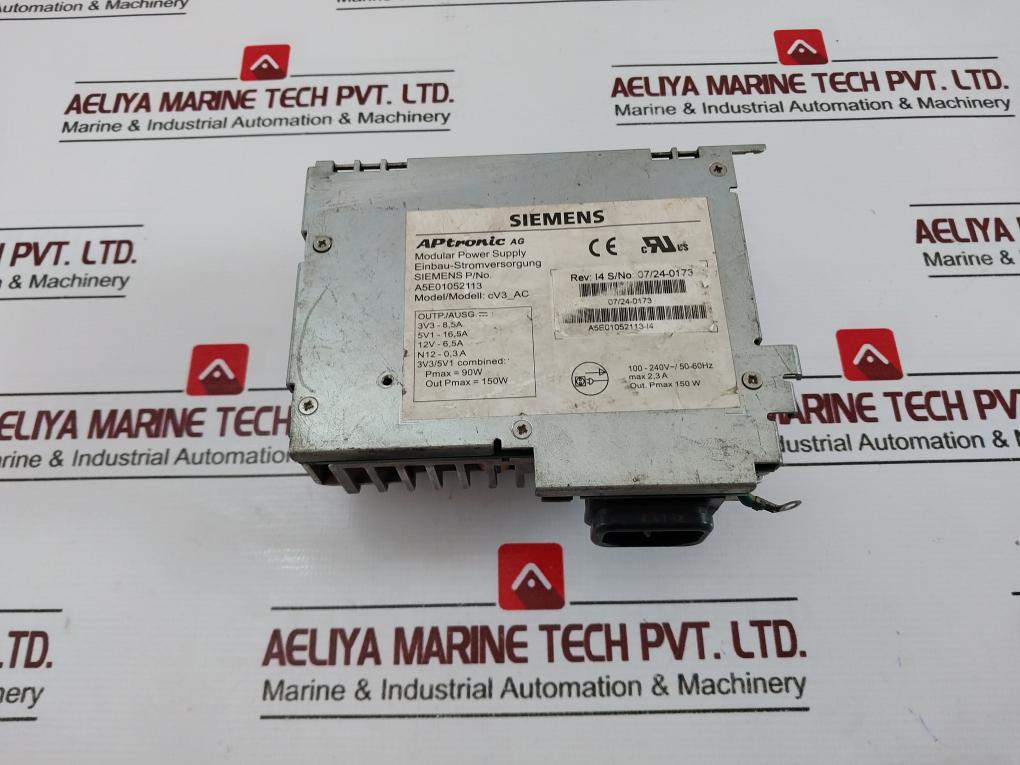 Siemens A5E01052113 Power Supply Modular Cv3_Ac 100-240V, A5E01052113-i4